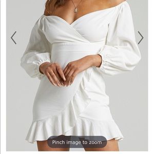 Can’t Move On Off the Shoulder Showpo Dress